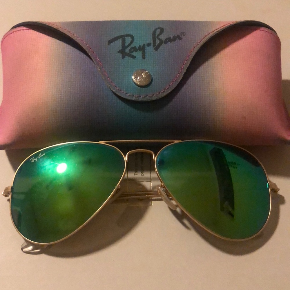 Ray-Ban | Multi Color Mirrored Avaitors